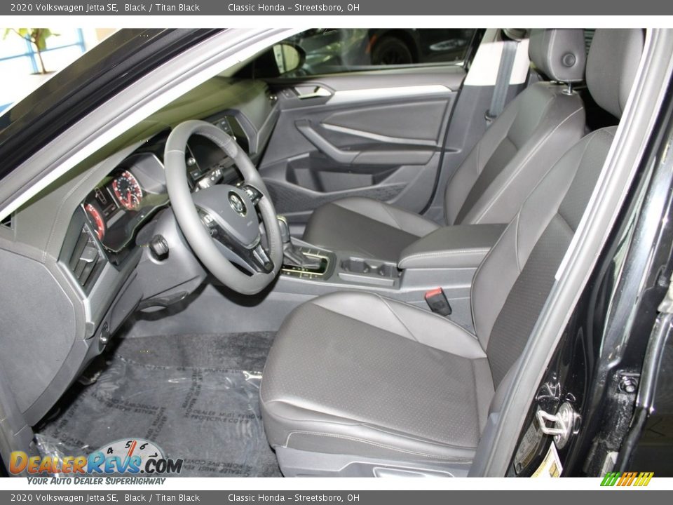 2020 Volkswagen Jetta SE Black / Titan Black Photo #29