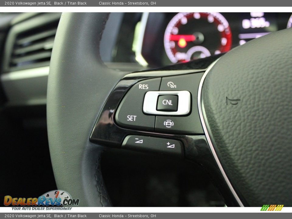 2020 Volkswagen Jetta SE Black / Titan Black Photo #31