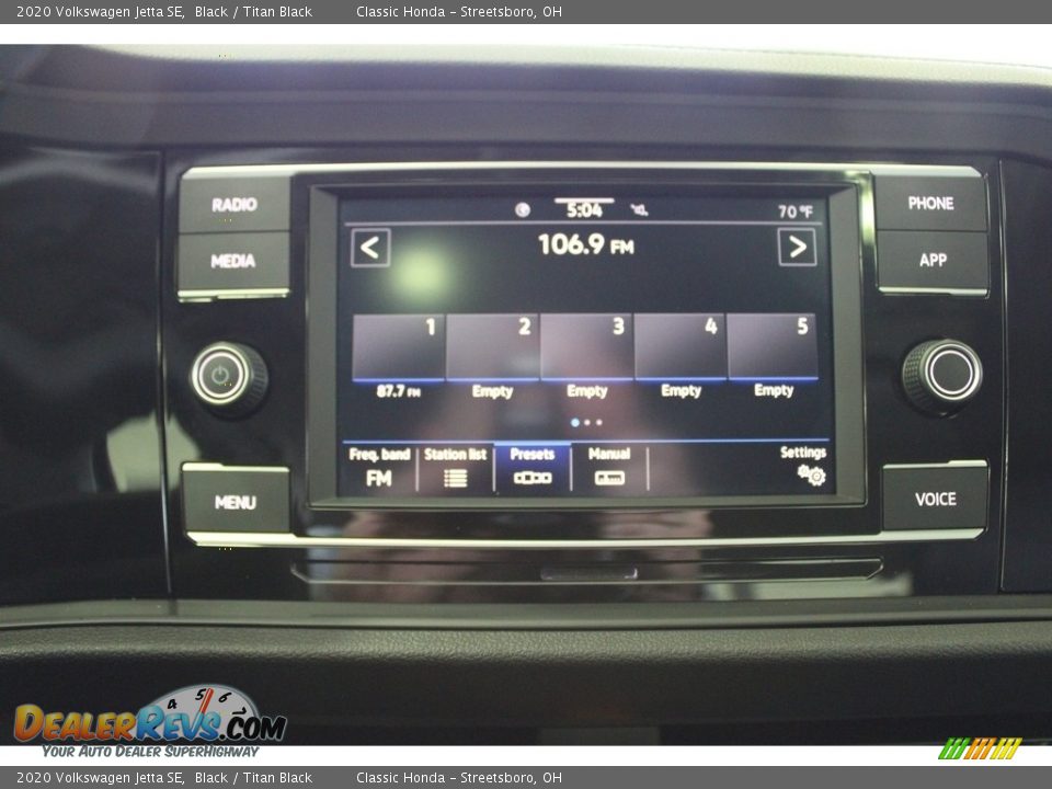2020 Volkswagen Jetta SE Black / Titan Black Photo #36