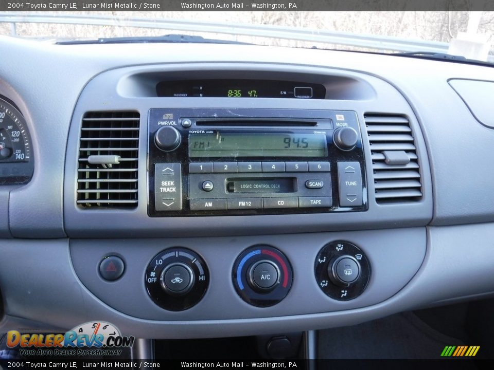 2004 Toyota Camry LE Lunar Mist Metallic / Stone Photo #4