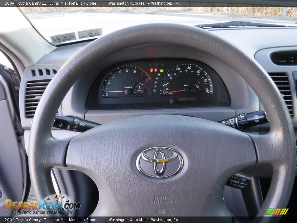 2004 Toyota Camry LE Lunar Mist Metallic / Stone Photo #6