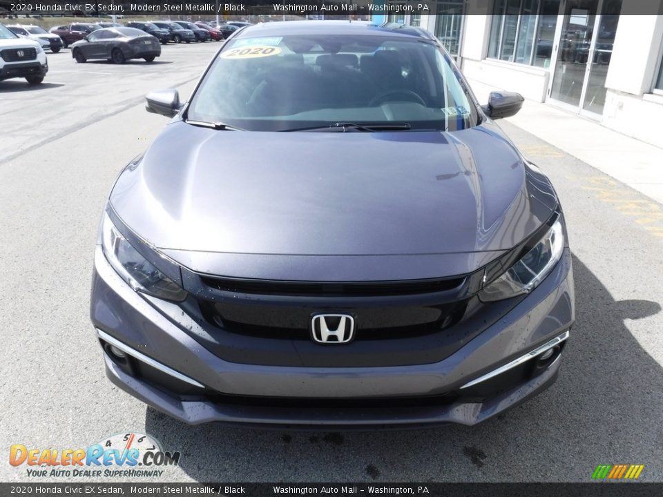 2020 Honda Civic EX Sedan Modern Steel Metallic / Black Photo #5