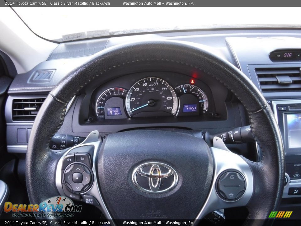 2014 Toyota Camry SE Classic Silver Metallic / Black/Ash Photo #24