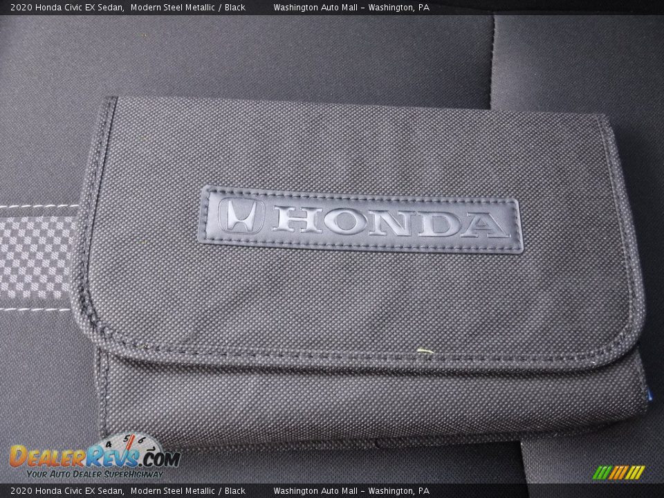 2020 Honda Civic EX Sedan Modern Steel Metallic / Black Photo #27