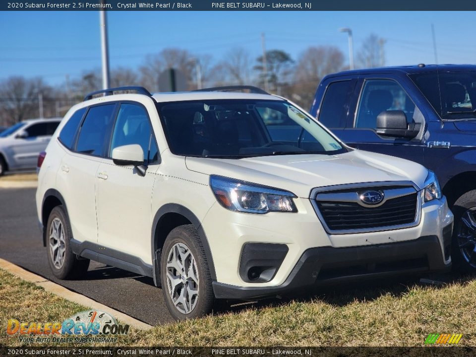 2020 Subaru Forester 2.5i Premium Crystal White Pearl / Black Photo #3
