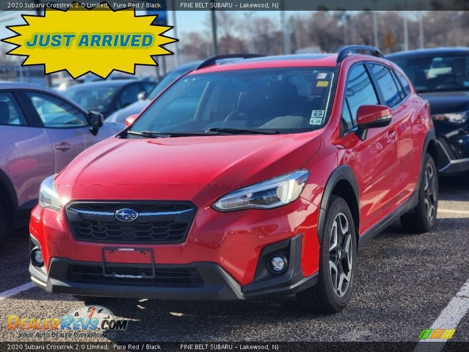 2020 Subaru Crosstrek 2.0 Limited Pure Red / Black Photo #1