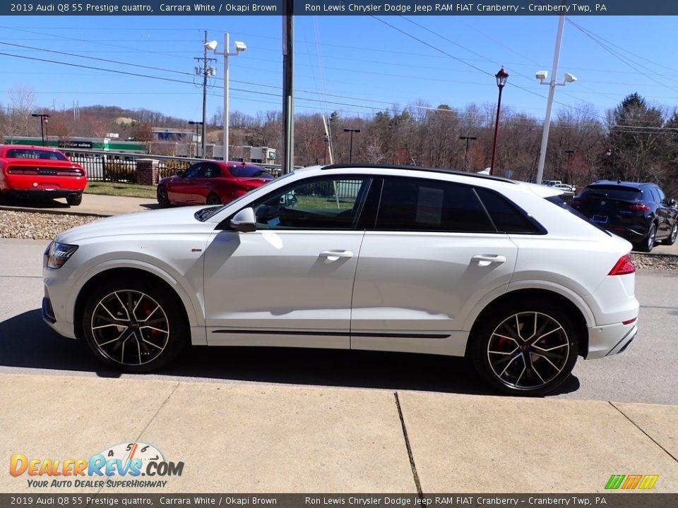 Carrara White 2019 Audi Q8 55 Prestige quattro Photo #5