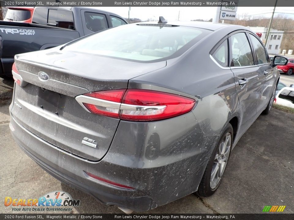 2020 Ford Fusion SEL Magnetic Metallic / Ebony Stone Photo #3