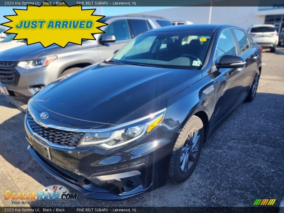 2020 Kia Optima LX Black / Black Photo #1