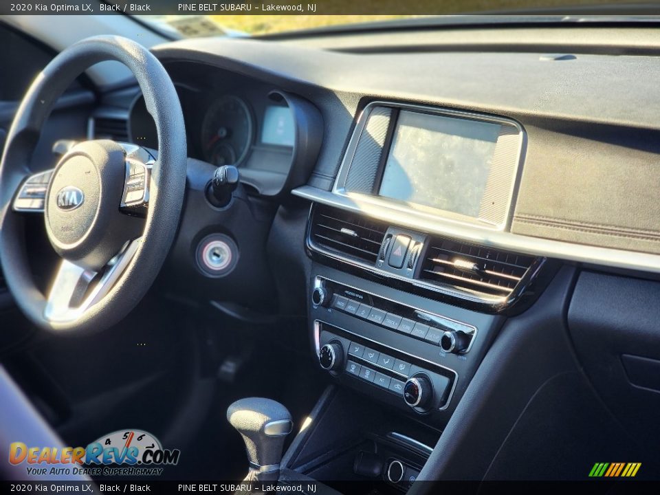 2020 Kia Optima LX Black / Black Photo #3