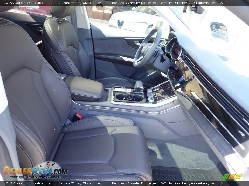 Front Seat of 2019 Audi Q8 55 Prestige quattro Photo #11