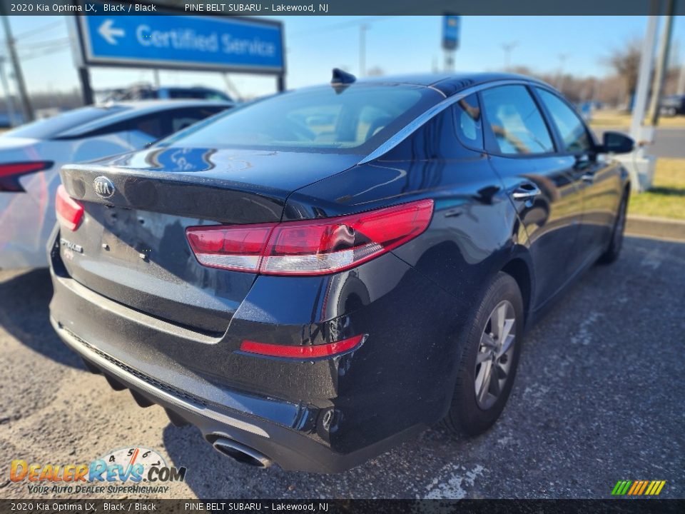 2020 Kia Optima LX Black / Black Photo #4