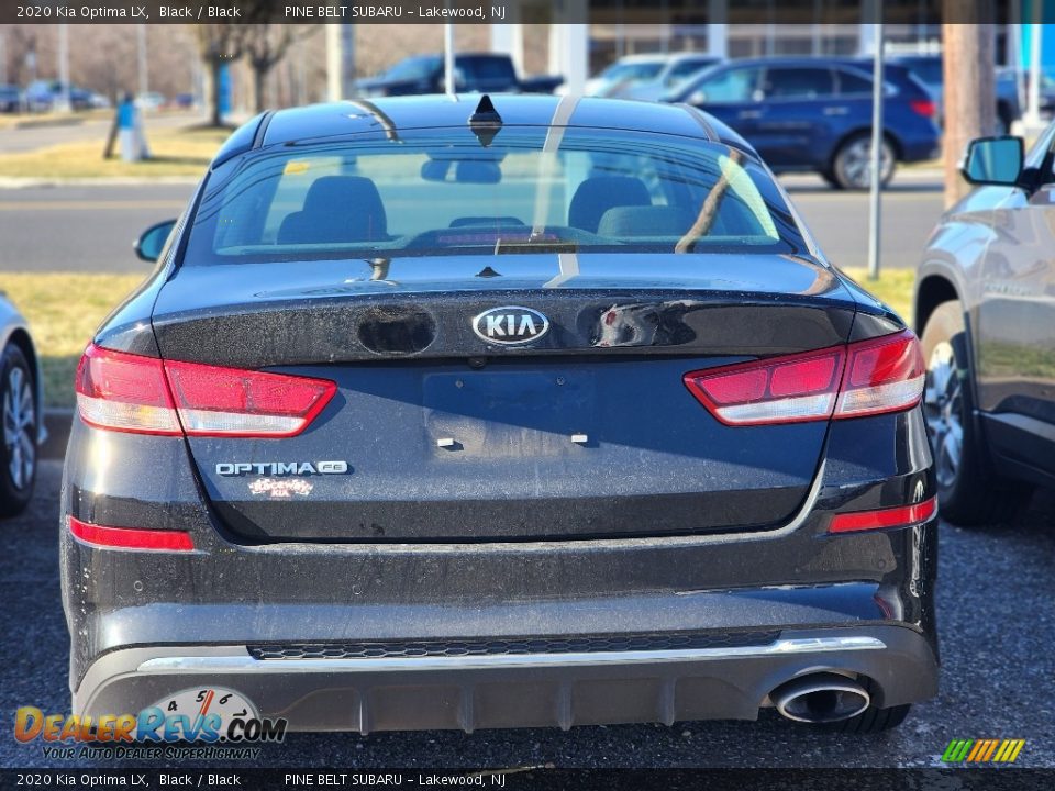 2020 Kia Optima LX Black / Black Photo #5