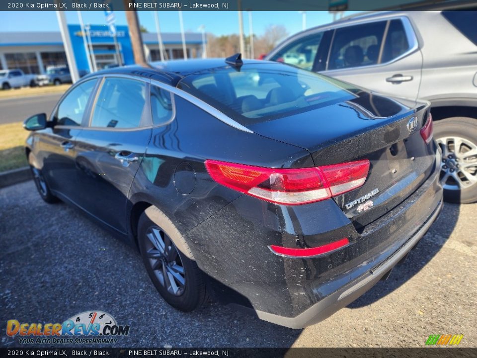 2020 Kia Optima LX Black / Black Photo #6