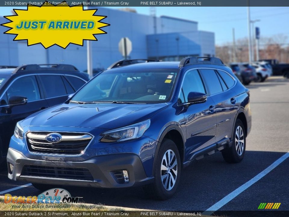 2020 Subaru Outback 2.5i Premium Abyss Blue Pearl / Titanium Gray Photo #1