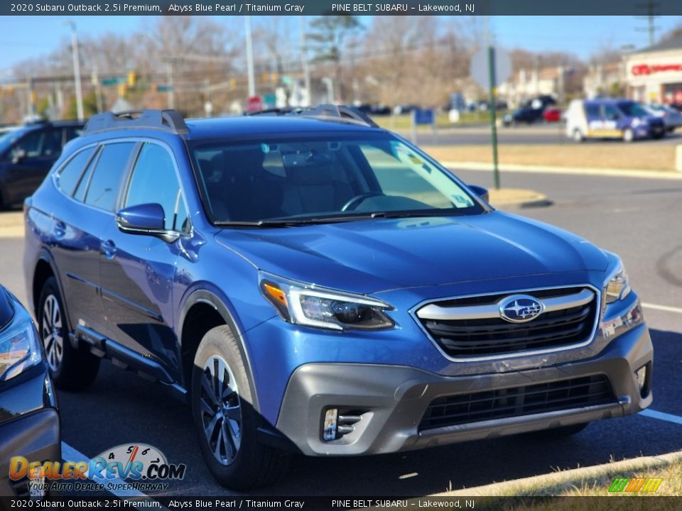 2020 Subaru Outback 2.5i Premium Abyss Blue Pearl / Titanium Gray Photo #3