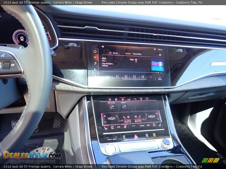 Controls of 2019 Audi Q8 55 Prestige quattro Photo #17