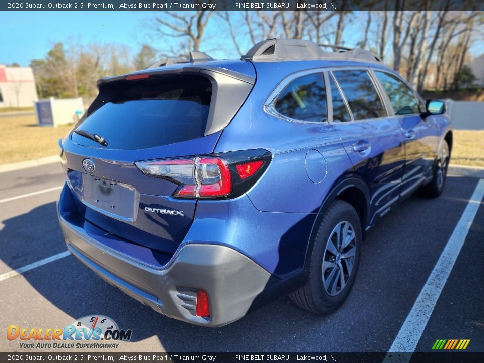 2020 Subaru Outback 2.5i Premium Abyss Blue Pearl / Titanium Gray Photo #6