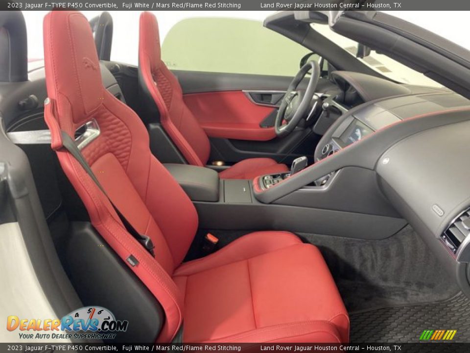 Mars Red/Flame Red Stitching Interior - 2023 Jaguar F-TYPE P450 Convertible Photo #3