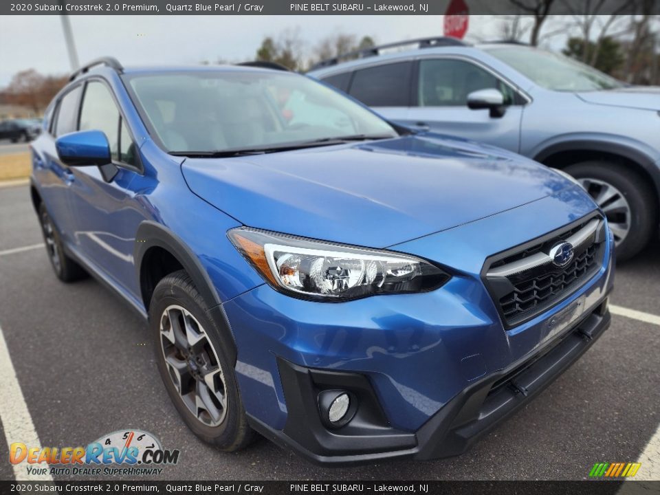 2020 Subaru Crosstrek 2.0 Premium Quartz Blue Pearl / Gray Photo #2