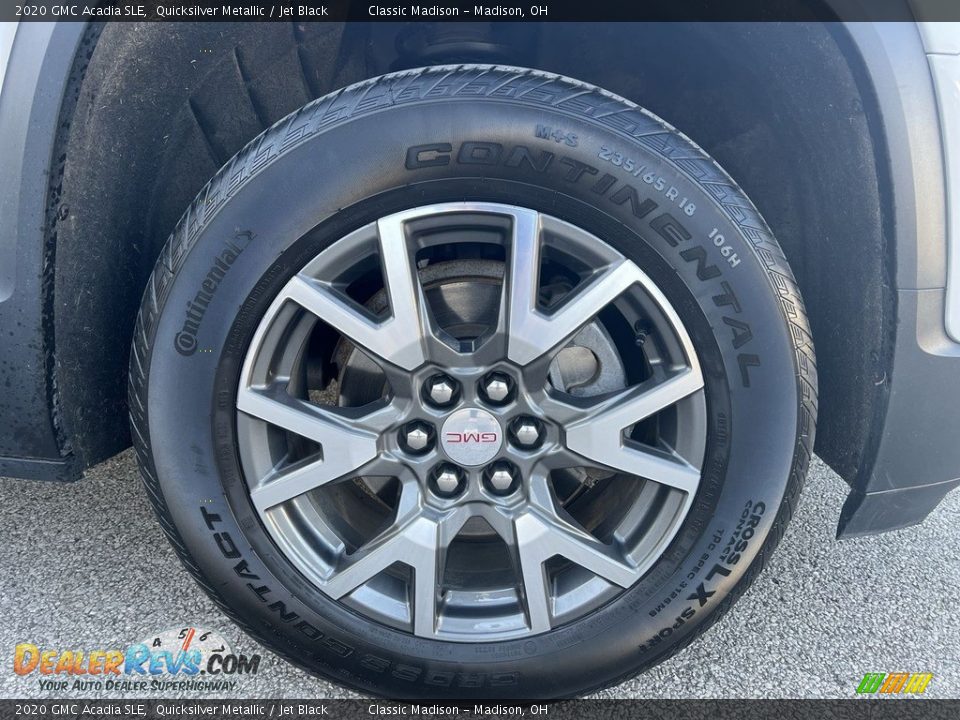 2020 GMC Acadia SLE Quicksilver Metallic / Jet Black Photo #5