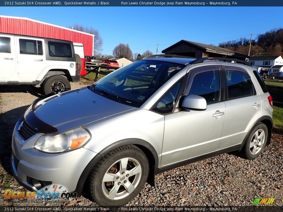 2012 Suzuki SX4 Crossover AWD Quicksilver Metallic / Black Photo #1