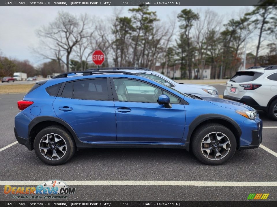 2020 Subaru Crosstrek 2.0 Premium Quartz Blue Pearl / Gray Photo #3