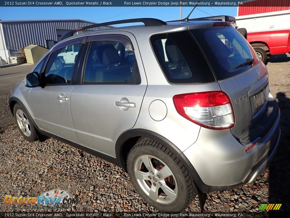 2012 Suzuki SX4 Crossover AWD Quicksilver Metallic / Black Photo #2