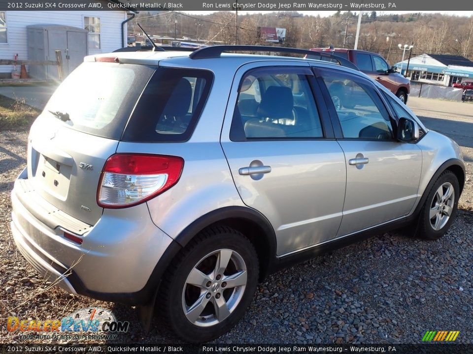 2012 Suzuki SX4 Crossover AWD Quicksilver Metallic / Black Photo #3