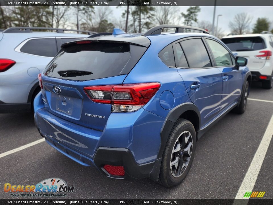 2020 Subaru Crosstrek 2.0 Premium Quartz Blue Pearl / Gray Photo #6