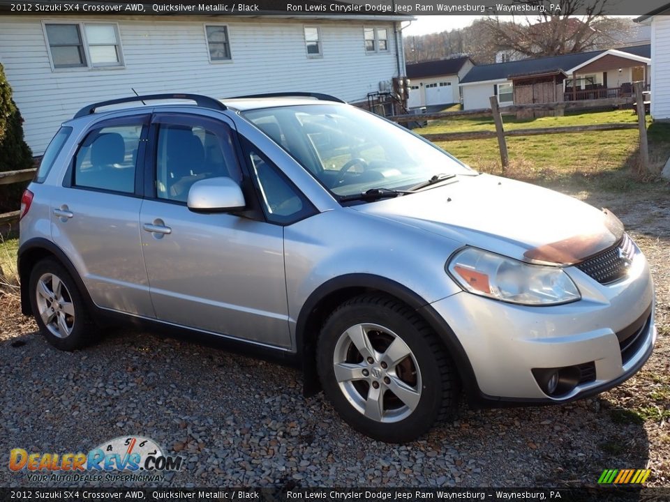 2012 Suzuki SX4 Crossover AWD Quicksilver Metallic / Black Photo #4