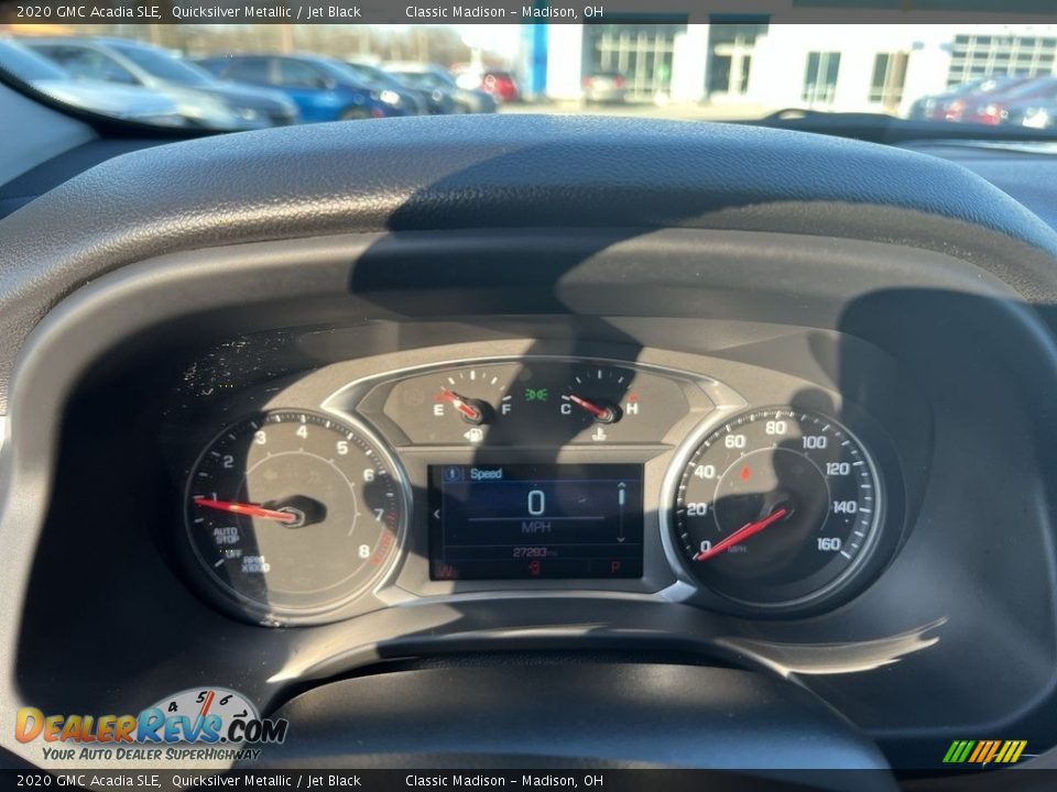 2020 GMC Acadia SLE Quicksilver Metallic / Jet Black Photo #10