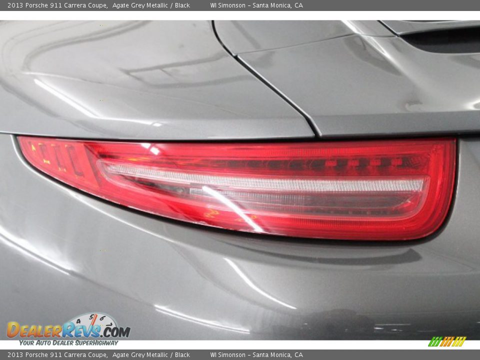 2013 Porsche 911 Carrera Coupe Agate Grey Metallic / Black Photo #36