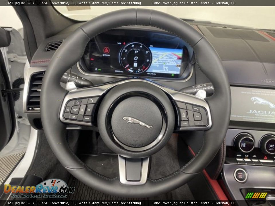 2023 Jaguar F-TYPE P450 Convertible Steering Wheel Photo #16