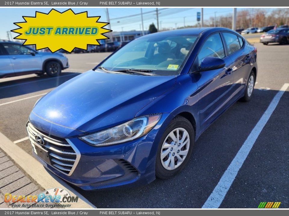 2017 Hyundai Elantra SE Lakeside Blue / Gray Photo #1