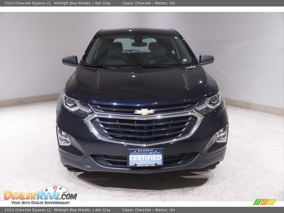 2020 Chevrolet Equinox LS Midnight Blue Metallic / Ash Gray Photo #2