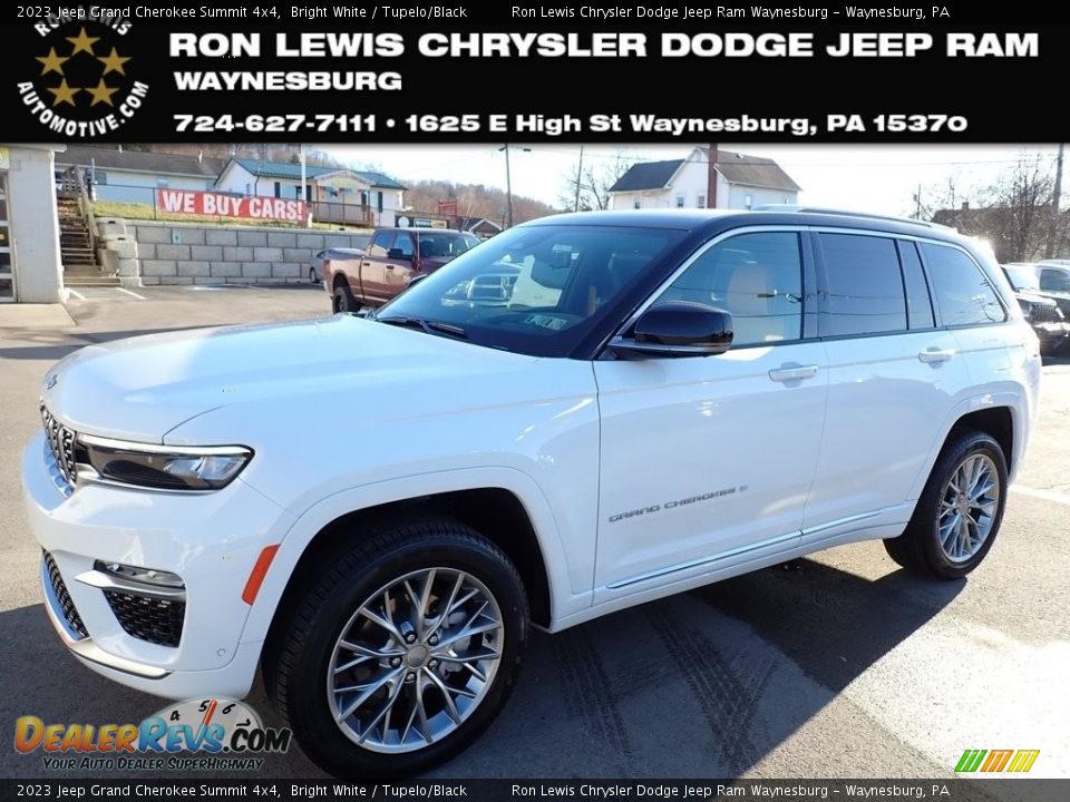 2023 Jeep Grand Cherokee Summit 4x4 Bright White / Tupelo/Black Photo #1