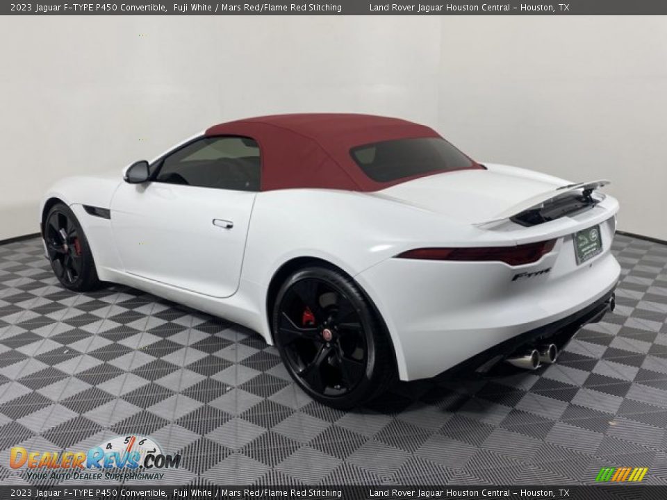 2023 Jaguar F-TYPE P450 Convertible Fuji White / Mars Red/Flame Red Stitching Photo #23