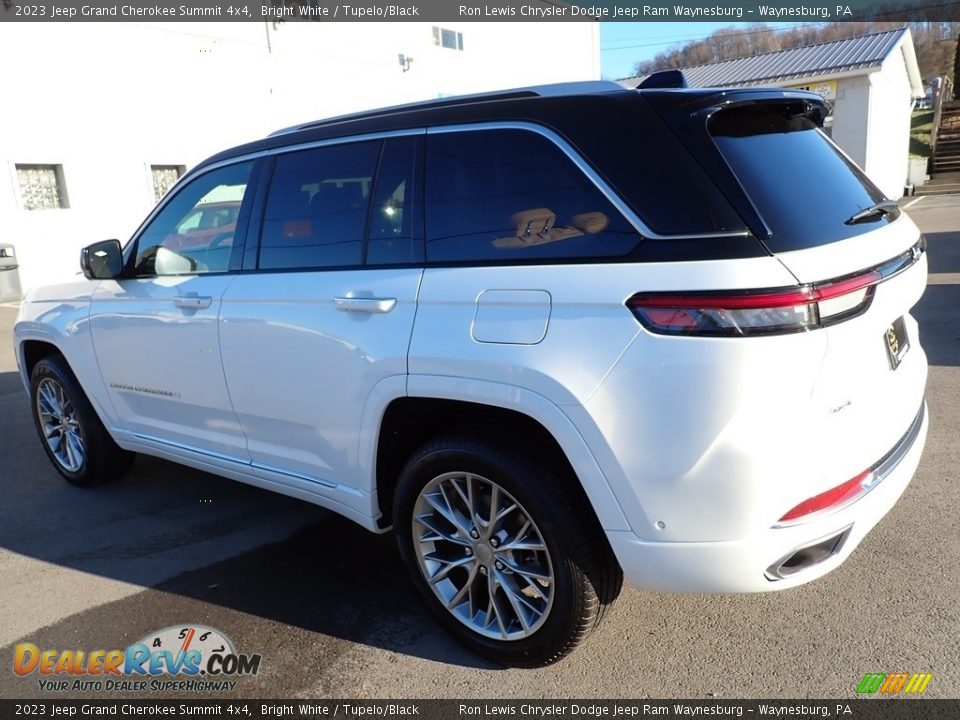 2023 Jeep Grand Cherokee Summit 4x4 Bright White / Tupelo/Black Photo #3