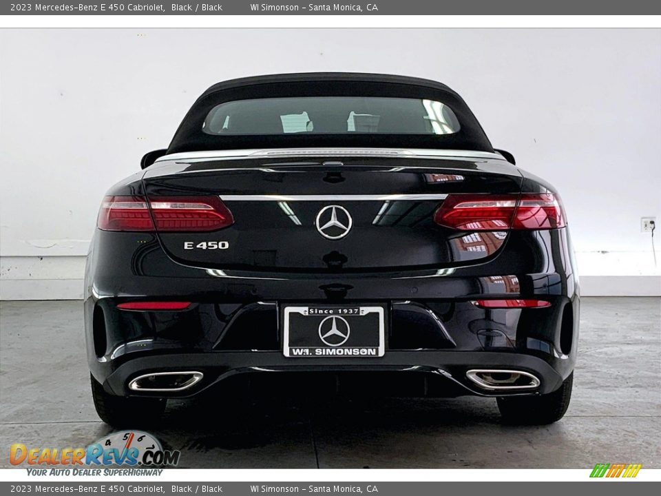 2023 Mercedes-Benz E 450 Cabriolet Black / Black Photo #3