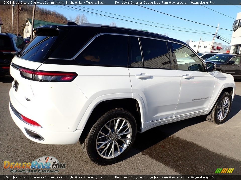 2023 Jeep Grand Cherokee Summit 4x4 Bright White / Tupelo/Black Photo #6