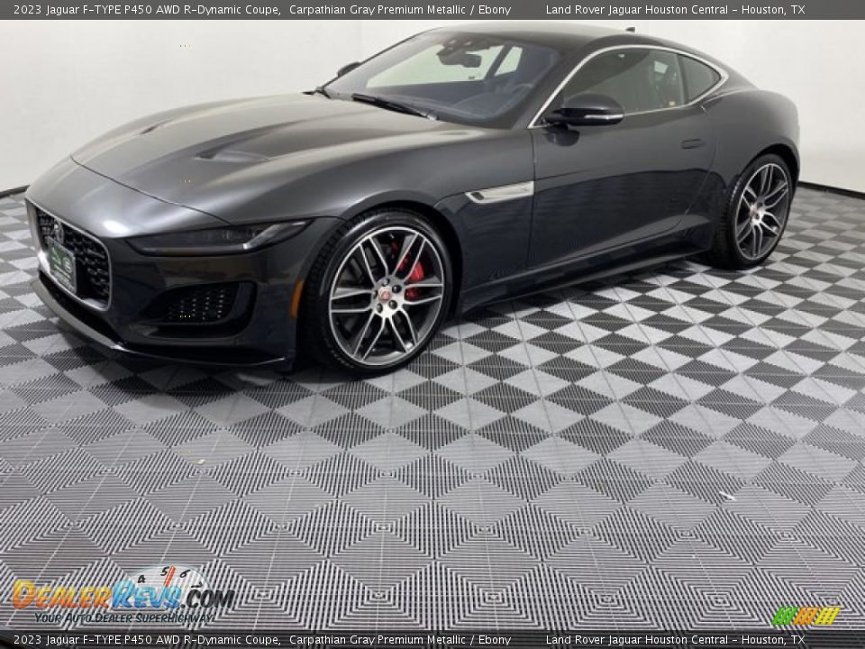 Carpathian Gray Premium Metallic 2023 Jaguar F-TYPE P450 AWD R-Dynamic Coupe Photo #1