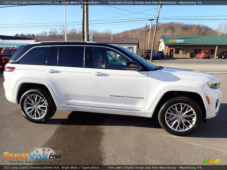 Bright White 2023 Jeep Grand Cherokee Summit 4x4 Photo #7