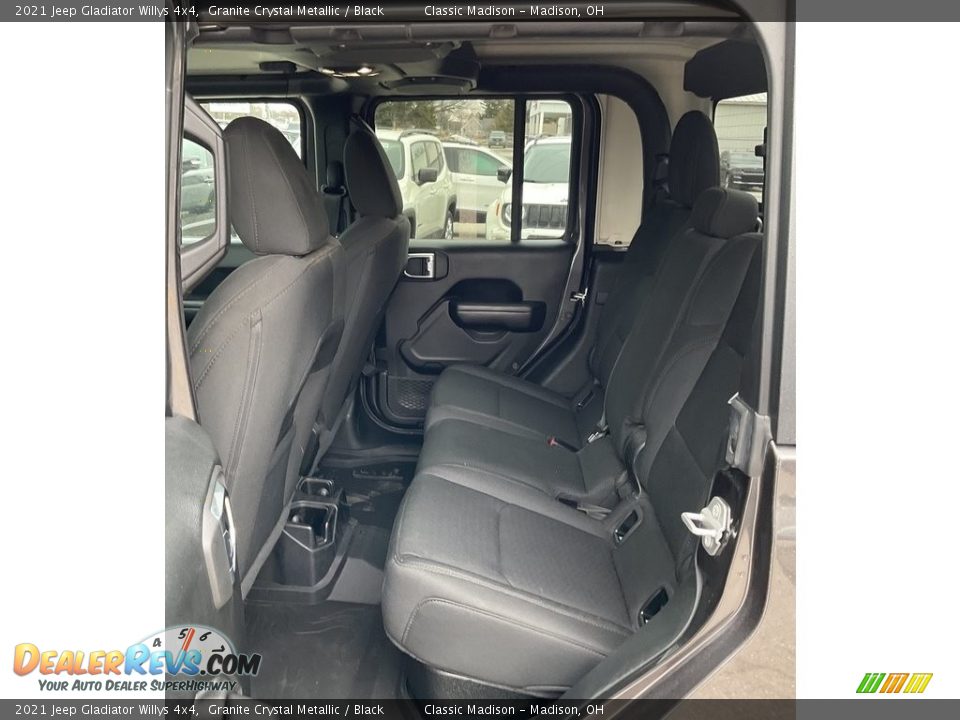 2021 Jeep Gladiator Willys 4x4 Granite Crystal Metallic / Black Photo #3