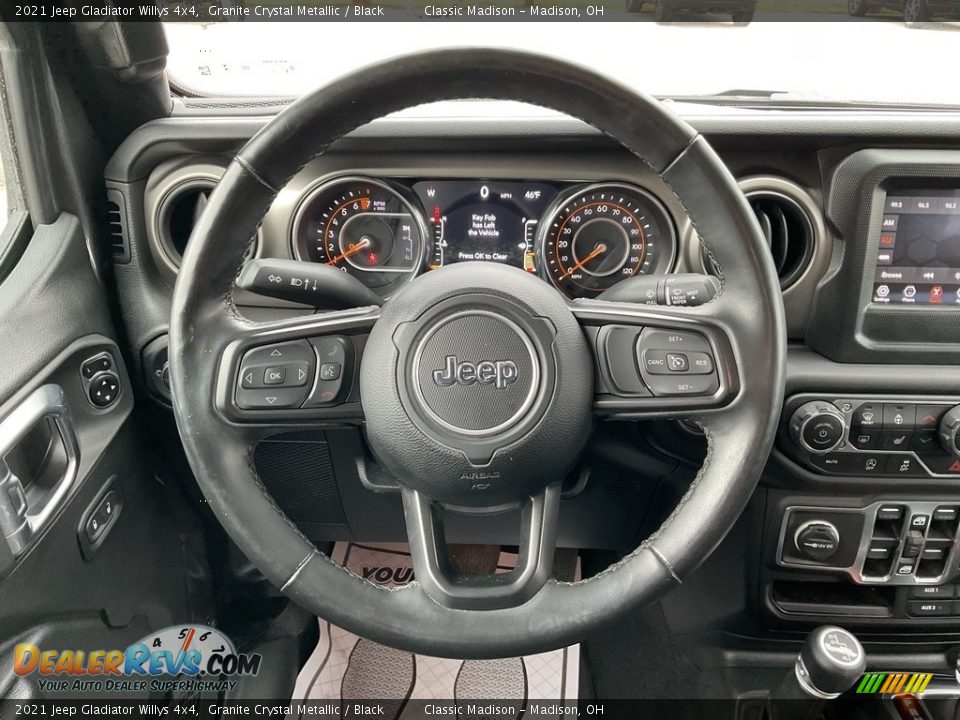 2021 Jeep Gladiator Willys 4x4 Granite Crystal Metallic / Black Photo #5