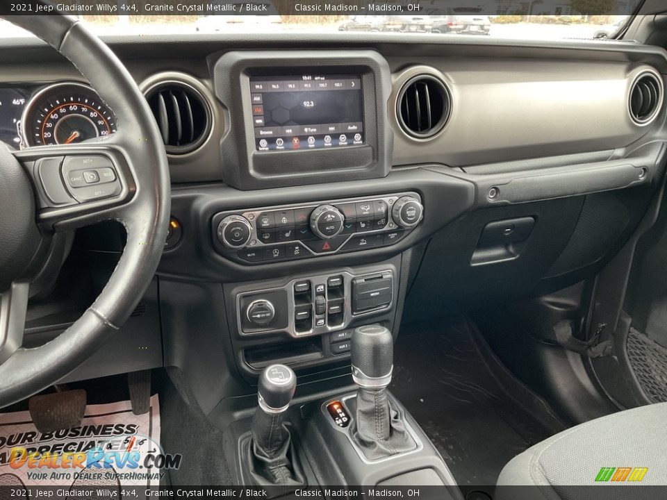 2021 Jeep Gladiator Willys 4x4 Granite Crystal Metallic / Black Photo #6