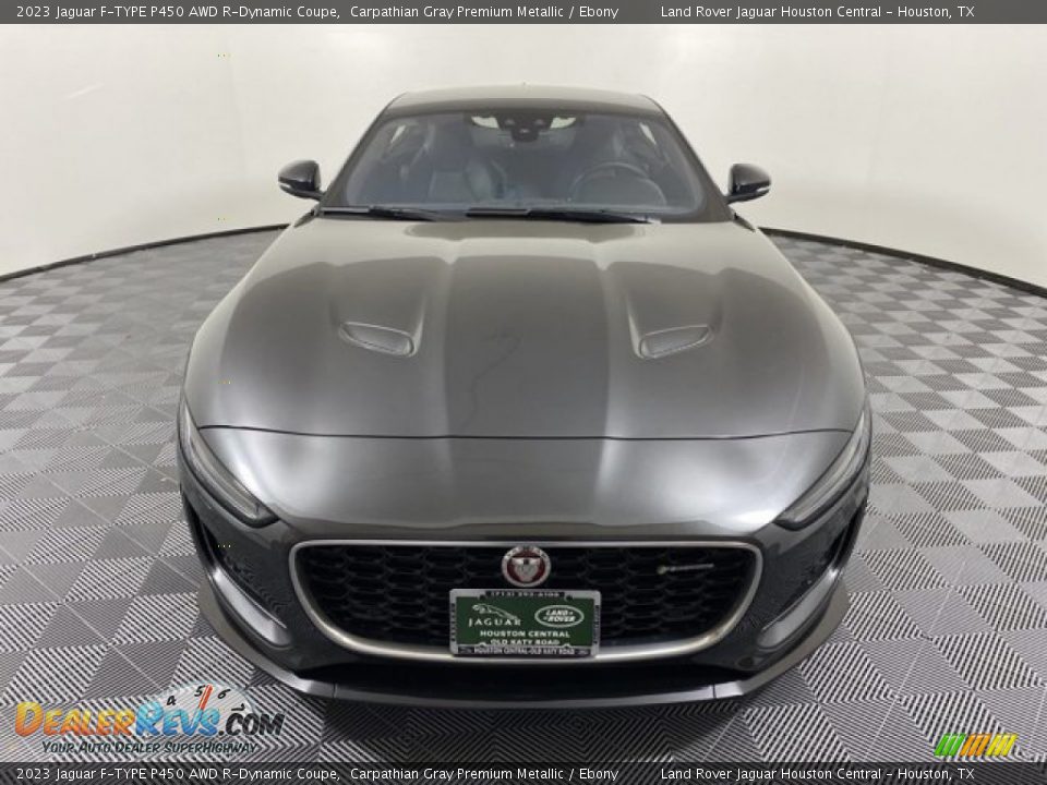 2023 Jaguar F-TYPE P450 AWD R-Dynamic Coupe Carpathian Gray Premium Metallic / Ebony Photo #7