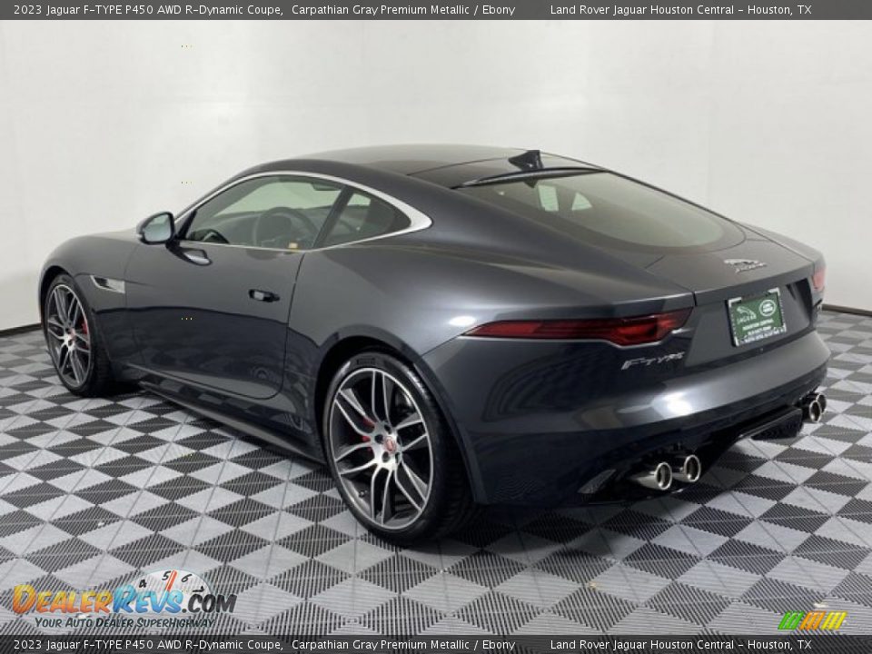 2023 Jaguar F-TYPE P450 AWD R-Dynamic Coupe Carpathian Gray Premium Metallic / Ebony Photo #9