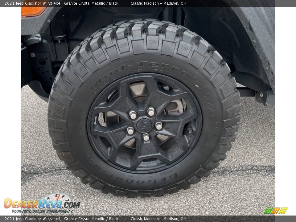 2021 Jeep Gladiator Willys 4x4 Granite Crystal Metallic / Black Photo #13