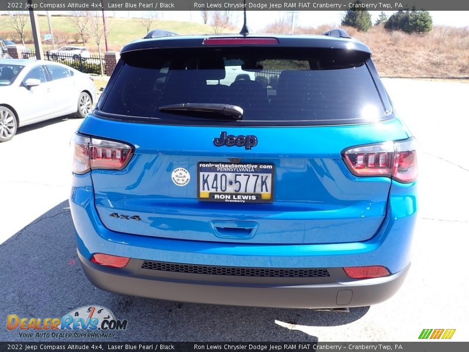 2022 Jeep Compass Altitude 4x4 Laser Blue Pearl / Black Photo #4